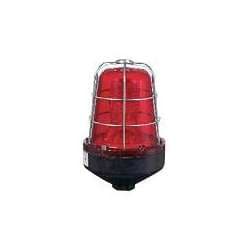 Cooper Wheelock XB16US02460CYNR Explosion Proof Strobe, UL1971 Listed, 24VDC, 60/min Flash Rate, Clear Lens with Guard, Red Finish