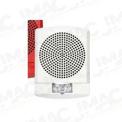 Cooper Wheelock Exceder LLFHSW LED 520 Hz Low Frequency Sounder Strobe, White, CO Lettering