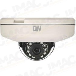Digital Watchdog DWC-MF21M8TIR IP 2.1MP Low Profile Vandal Dome IR Camera, White, 8.0mm Fixed Lens