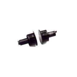 GRI 180-12WG-BL 3/4" Steel Door Recessed Switch Set, Black, Wide Gap Up to 1", Closed Loop, Standard 12" Leads