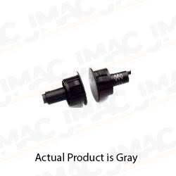 GRI 194-12WG-G 1" Steel Door Recessed Switch Set, Gray, Wide Gap Up to 1", SPDT, Standard 12" Leads