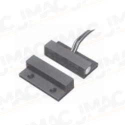 GRI 55F-12-G-BA Miniature Surface Mount Switch Set, Gray, Standard Gap 1/2"+, Closed Loop, Breakaway Flanges, 12" Leads in Middle