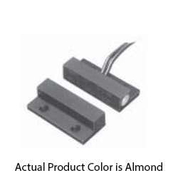 GRI 55F-12WG-AL-BA Miniature Surface Mount Switch Set, Almond, Wide Gap 1"+, Closed Loop, Breakaway Flanges, 12" Leads in Middle