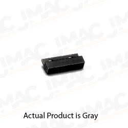 GRI M-7F-G Magnet, 1/4" Square x 1", Gray, Mini Surface Mount, Adhesive Backing, Breakaway Flange