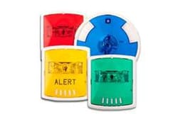 Cooper Wheelock Exceder STRC-NR Red Colored Lens Strobe, Red, Ceiling Mount