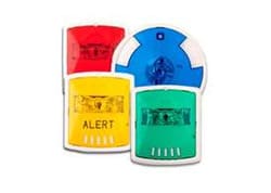 Cooper Wheelock Exceder STWC-NR Red Colored Lens Strobe, White, Ceiling Mount