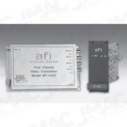 American Fibertek MT440C-12VDC Single Multimode Fiber Four Channel FM Video Module Transmitter, 5km, 12VDC