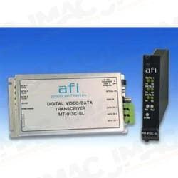 American Fibertek RT-913C-SL Single Channel Digital Video Rack Card Transmitter, Three Bi-Directional Multi-Protocol Data Channels, Single Mode