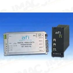 American Fibertek RT-944C-SL Four Channel Digital Video Rack Card Transmitter, One Bi-Directional Multi-Protocol Data Channel, Single Mode