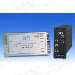 American Fibertek RT-945C-SL Four Channel Digital Video Rack Card Transmitter, Two Bi-Directional Multi-Protocol Data Channels, Single Mode