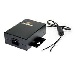 EtherWAN 41-136046-1 36W/3A 12VDC Hardened Power Supply with Open Wire in Aluminum Housing