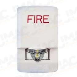 Cooper Wheelock Exceder LHSW-A LED Horn Strobe, White, Wall Mount, AGENT Lettering