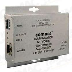 ComNet CNGE2MCPOEM/C 2 Port 10/100/1000 Mbps Ethernet Media Converter with High Power PoE, Conformally Coated Circuit Board
