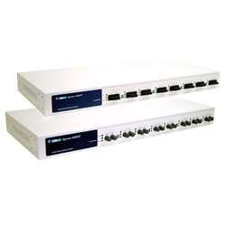 EtherWAN EX1608SFC2 6-Port 10/100BASE-TX + 2-Port 100BASE-FX Unmanaged Ethernet Switch, Multimode, SC Connectors, 2km