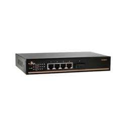 EtherWAN EX48050-00B Hardened Web-Smart 5-Port 10/100BASE-TX PoE Ethernet Switch