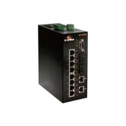 EtherWAN EX78442-23B-T 4-Port 10/100BASE-TX PoE + 4-Port 100BASE FX + 2-Port Gigabit Hardened Managed Ethernet Switch, 4 Ports IEEE802.3at & 4 Ports IEEE802.3af PoE