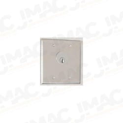 Camden CM-3230-7212 Double Gang One Cylinder Key Switch, Stainless Steel, SPDT Maintained, Red & Green 12V LEDs