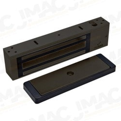 Dynalock 2011-US10B-DSM Electromagnetic Lock, 1200lbs, Single Outswinging Door, Door Status Switch, Oil Rubbed Bronze