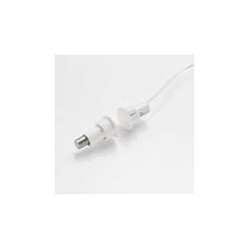 UTC Interlogix (Formerly GE Security/Sentrol) 1076CH-N Recessed Steel Door Contact, Wire Leads, 3/4" Diameter, SPDT, 3/8" Gap, Higher Security, White