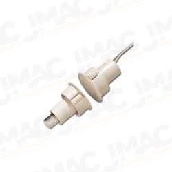 UTC Interlogix (Formerly GE Security/Sentrol) 1076-G Recessed Steel Door Contact, Wire Leads, 1" Diameter, SPDT, 1/2" Gap, Gray UTC Interlogix (Formerly GE Security/Sentrol) 1076-G Recessed Steel Door Contact, Wire Leads, 1" Diameter, SPDT, 1/2" Gap, Gray