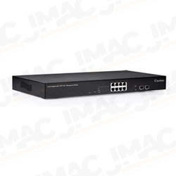 Geovision 140-POE0811-G02 8-Port 130W 802.3at Gigabit Uplink Web Management PoE Switch