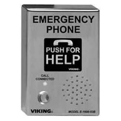 Viking E160003BEWP Emergency Phone with Dialer/Announcer with Enhanced Weather Protection