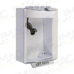 STI 13230NW Universal Stopper with Horn & Relay, Surface Mount, No Label, White