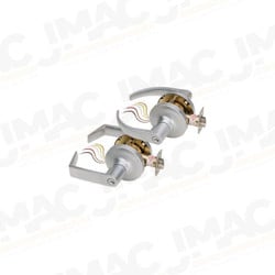 SDC Z7252EHIC7PKD SDC Failsecure Electrified Cylindrical Lockset, Locked Outside