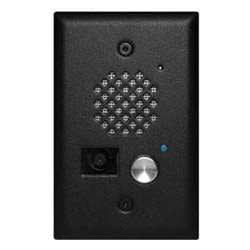 Viking E50BK Satin Black Entry Phone with Color Video Camera