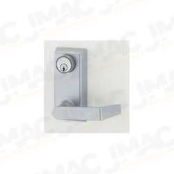 Von Duprin 230LSP28 Exit Device Trim, Lever, Projection, Cast Zinc Escutcheon, Sprayed Aluminum, For 22 Series Device Von Duprin 230LSP28 Exit Device Trim, Lever, Projection, Cast Zinc Escutcheon, Sprayed Aluminum, For 22 Series Device