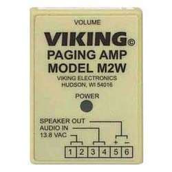 Viking M2W Paging Power Amplifier. Powers up to three 8 ohm speakers