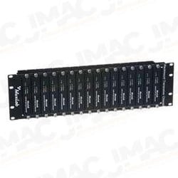 Muxlab 500906 16 Port Rackmount IP Transceiver Chassis