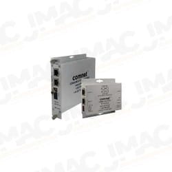 ComNet CNFE2005M2 2 Channel 10/100Mbps Ethernet Electrical to Optical Media Converter with Optional PoE+, 1310nm, ST Connector, Multimode, 2 Fibers
