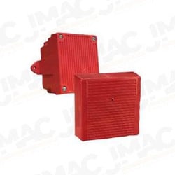 Bosch AH-24WP-R 24VDC Weatherproof Electronic Horn, Red