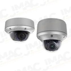 UTC Interlogix (Formerly GE Security/Kalatel) TVD-3201 TruVision IP Vandal Dome Camera, 1.3MPx, 2.8-12mm, WDR, True D/N, 30m IR, Alarm, SD/SHDC Slot Intelligence, PoE/12VDC, IP66, IK10, NTSC
