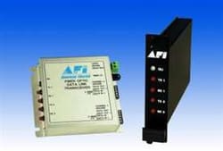 American Fibertek MRX480SL Multi-Protocol RS485/RS422/RS232/MANCHESTER Data System, Single Channel, Single Mode, One Fiber Module, SC Connectors, 1550 nm, Tx