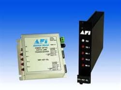 American Fibertek MRX487SL RS485/RS422 Data System, One Fiber Module, Single Mode, FC Connectors, 1550nm Tx