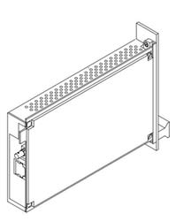 American Fibertek RRX486 Panasonic PS Data System, Multimode, One Fiber Rack Card, ST Connectors, 1550nm Tx