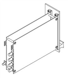 American Fibertek RT440CSL Single Fiber Four Channel Video Rack Card Transmitter, Single Mode