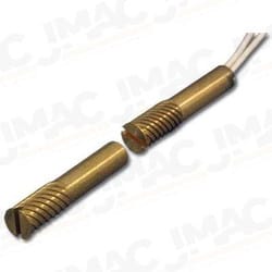 United Security 251 Twist Loc Contact, 7/8" Gap, Nickel Plated, Open Circuit