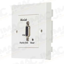 Muxlab 500041-WP-UK VGA Wall Balun II, Monitor Side, UK