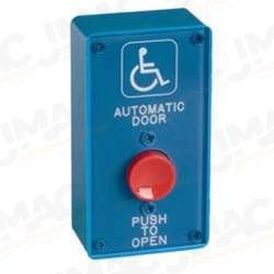 Camden CM-150-4RC Push Button, Blue Plastic, RF Transmitter, Surface, with Enclosure