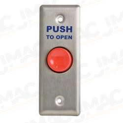 Camden CM-250-3F Stainless Steel Economy Button, Narrow, POUSSEZ POUR OUVRIR