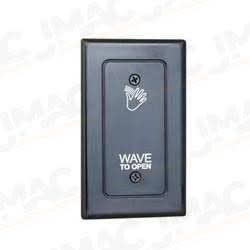 Camden-CM-324-4W Hands Free Switch, Double Gang, Polycarbonate Faceplate, Hand Icon, WAVE TO OPEN, ADA Logo
