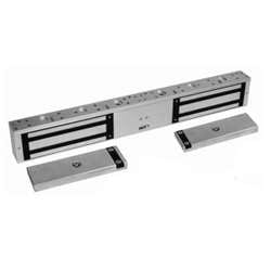 Rutherford 8320IQX40 Electromagnetic Lock, Double Magnet, Lock Status Sensor, Brushed Anodized Dark Bronze