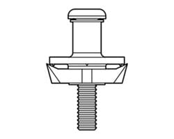 Adams Rite 31-0202 Exit Device Strike Plate Assembly, For 3100 Series Vertical Rod Exit Device