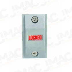 Adams Rite 4089-01-130 Exit Indicator - For Inverted Lock - Clear Anodized, Door Exit Indicator, 1-11/32" Width x 11/16" Depth x 2-5/8" Height, Clear Anodized, For Inverted Lock