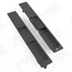 Adams Rite 4189-09-02-119IB Black Sliding Door Flush Lockset