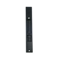 Adams Rite 4430-09-00-IB Flush Lockset, Radius Lock Face, 1" to 1-5/16" Stile Thickness, Individually Boxed, Black Satin, for Sliding Doors without Cylinder Including Deadlock