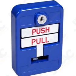 SigCom SG-42CXK1-BL-B Blue Dual-Action Pull Station